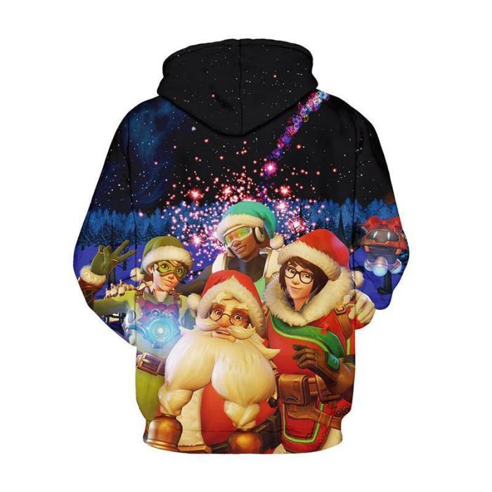 3D Christmas Hoodies With Family Pattern