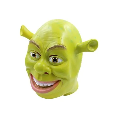 Shrek Mask Cosplay Full Head Latex Helmet Green