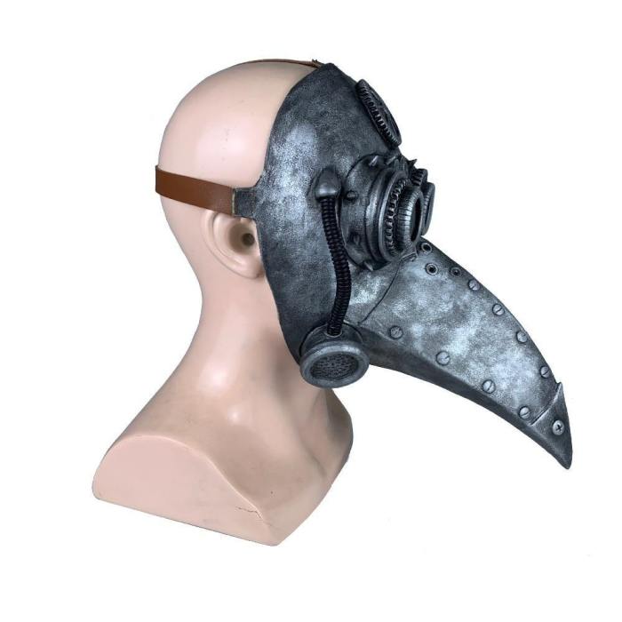Plague Doctor Birds Long Nose Beak Steampunk Latex Masks Gothic Props