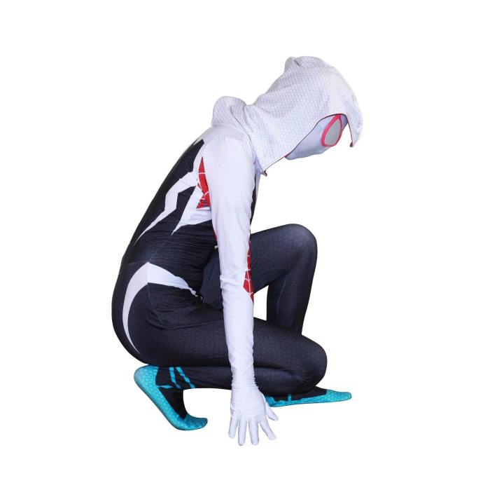 Gwen Stacy Spider-Man Tights Cosplay Jumpsuits Spiderman Zentai  Bodysuit
