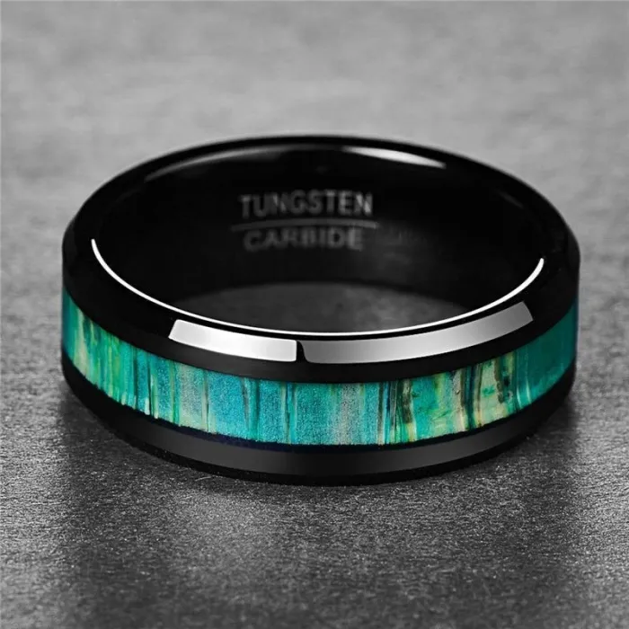 Green Wood Surface Ring
