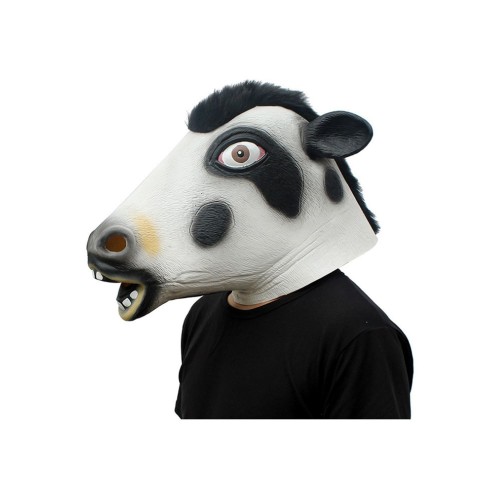 Cow Head Masks Animal Latex Masks  Full Face Mask Halloween Adult Cosplay Props