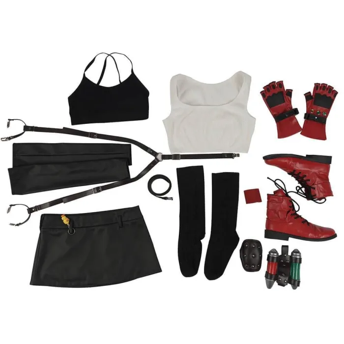 Final Fantasy Vii Tifa Costume Tifa Lockhart Remake Halloween Cosplay Suit