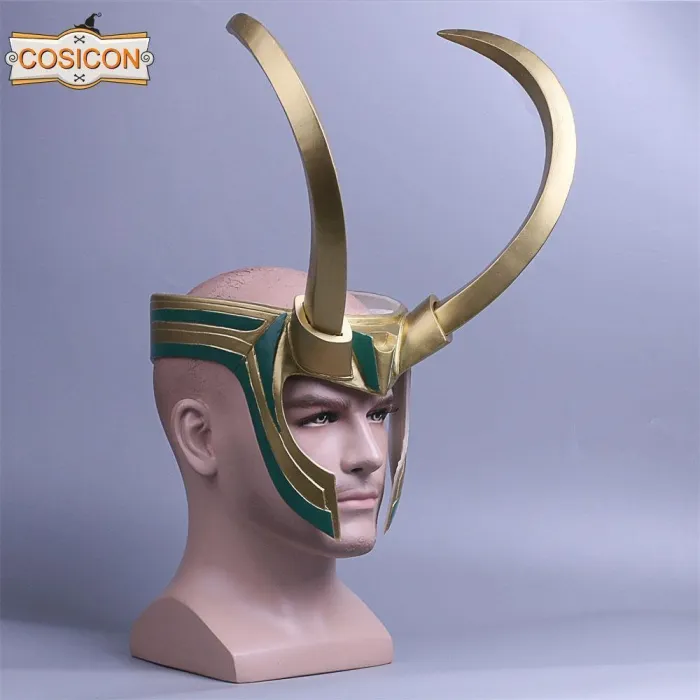 Thor  Ragnarok Loki Helmet Pvc Detachable Mask