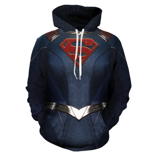 Unisex Supergirl Season 5 Hoodie Pullover 3D Print Jacket Sweatshirt