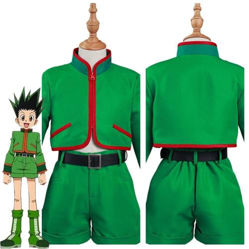 Hunter X Hunter Gon Freecss Kids Children Top Pants Outfits Halloween Carnival Suit Cosplay Costume