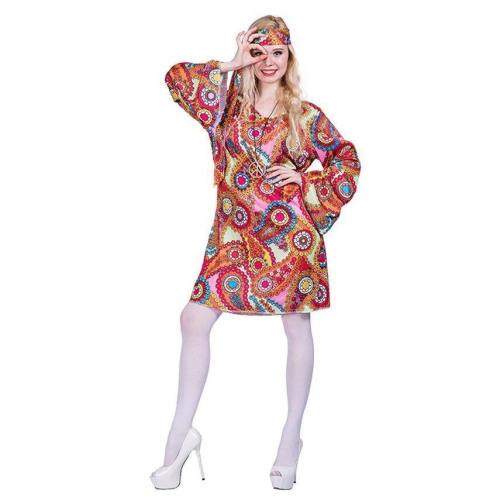 Hippie Costumes Halloween Cosplay Hip Hop Musician Masquerade Dress