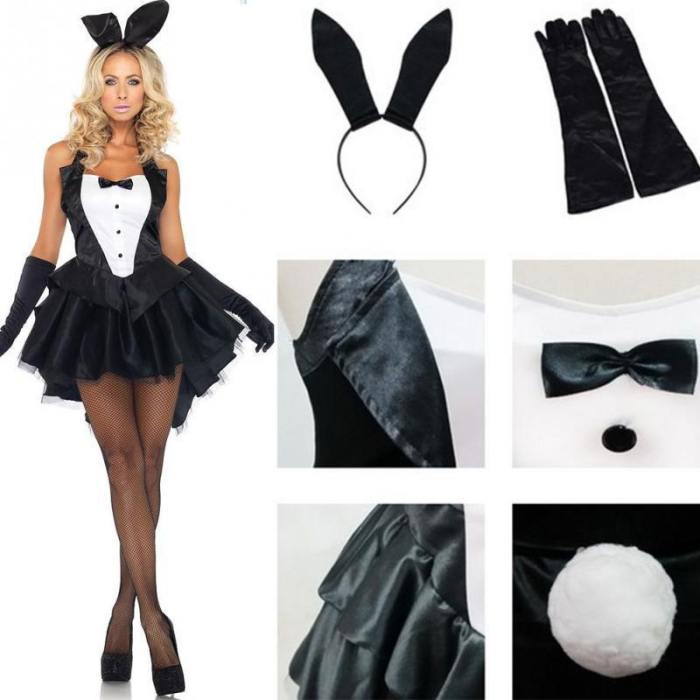 Sexy Bunny Costume Adult Tuxedo Rabbit Halloween Dress Tux And Tails Bunny Costume
