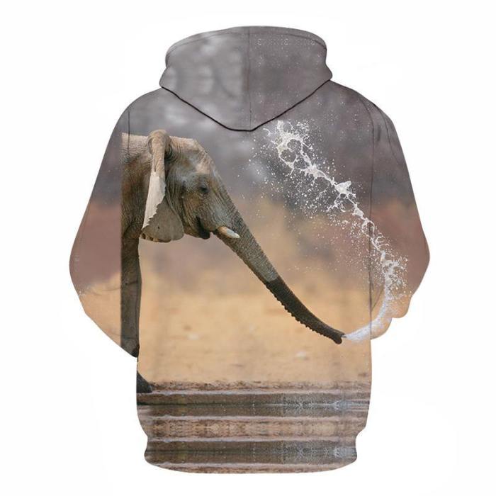 Elephant Trunk 3D - Sweatshirt, Hoodie, Pullover