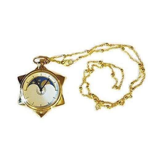 Sailor Moon Sweater Chain Crystal Pocket Watch Cosplay Accessories