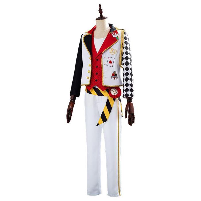 Game Twisted-Wonderland Alice In Wonderland Theme Ace Halloween Uniform Outfits Cosplay Costume