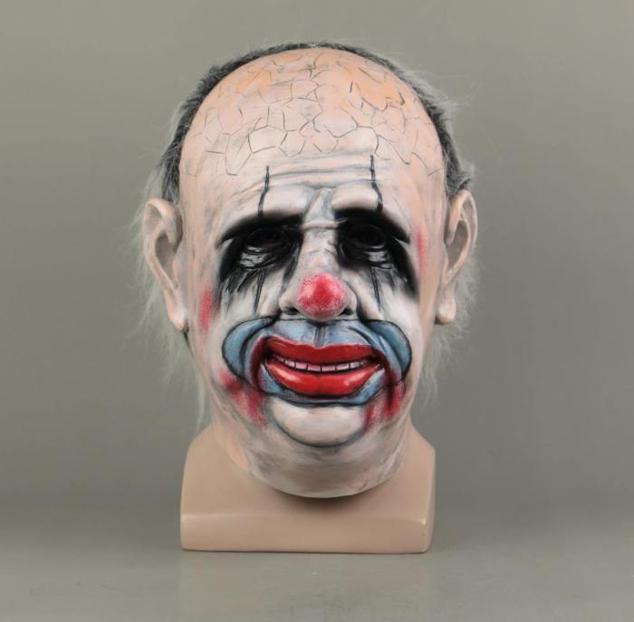 Dead By Daylight The Clown Kenneth Chase Mask Trapper Halloween Joker Mask Props