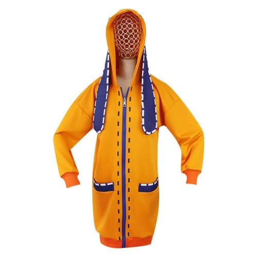 Anime Kakegurui Compulsive Gambler Yomoduki Runa Hoodie Zipper Hooded Long Jacket Coat Cosplay Costume