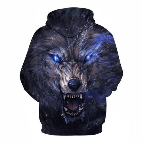 Brutal Bear Printing Hoodie Sportswear Sweatshirt