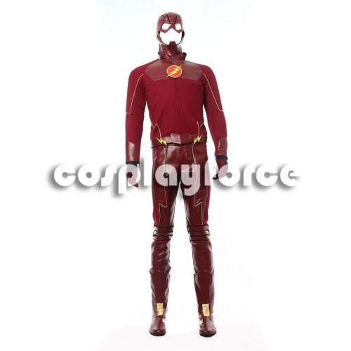 New The Flash Barry Allen Cosplay Costume mp002516
