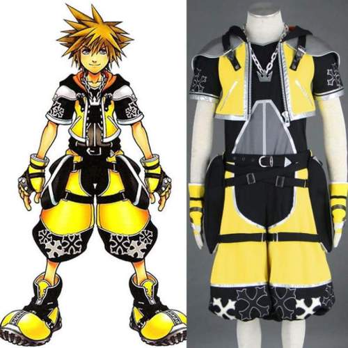 Kingdom Hearts Sora Cosplay Costume Cot005