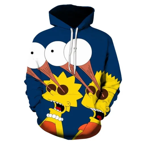 The Simpsons Hoodie - Bart Simpson Pullover Hoodie