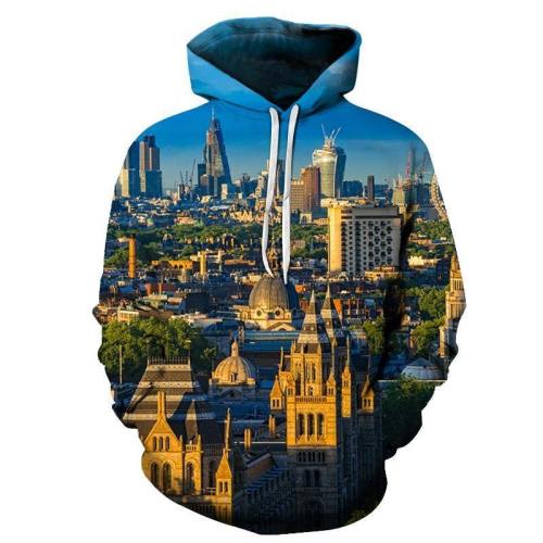 Eyes In London 3D - Sweatshirt, Hoodie, Pullover