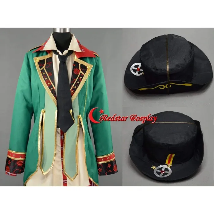 Pierce Cosplay Costume From Alice In The Country Of Hearts - Costume Made In Any Size