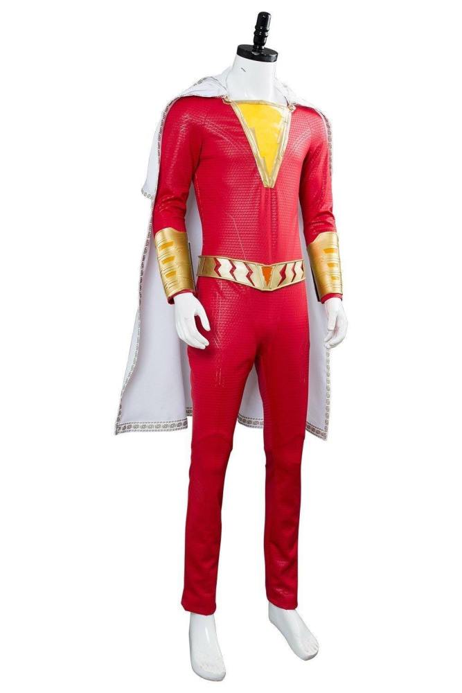 Movie Shazam Billy Batson Outfit Cosplay Costume
