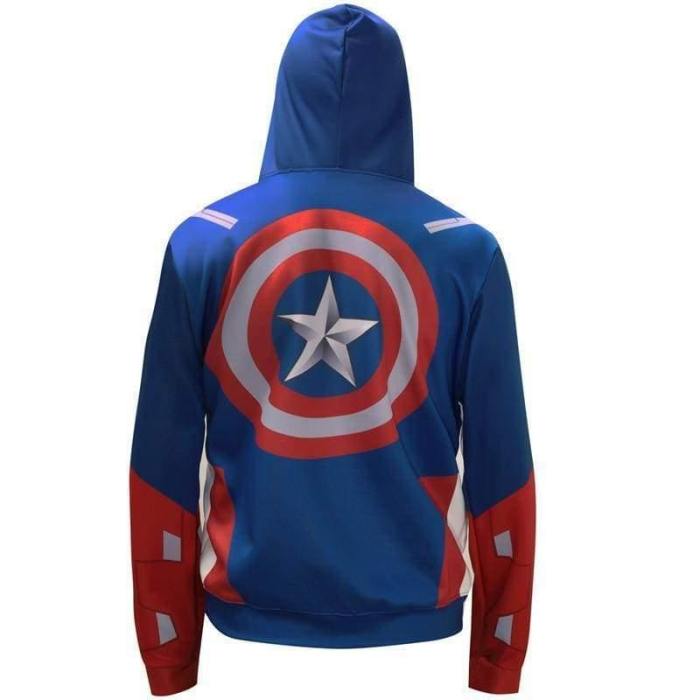 The Avengers Hoodie - Captain America Pullover Hoodieg