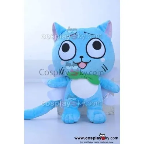 Fairy Tail Anime Happy Cat Doll Stuffed Toy Plush<>