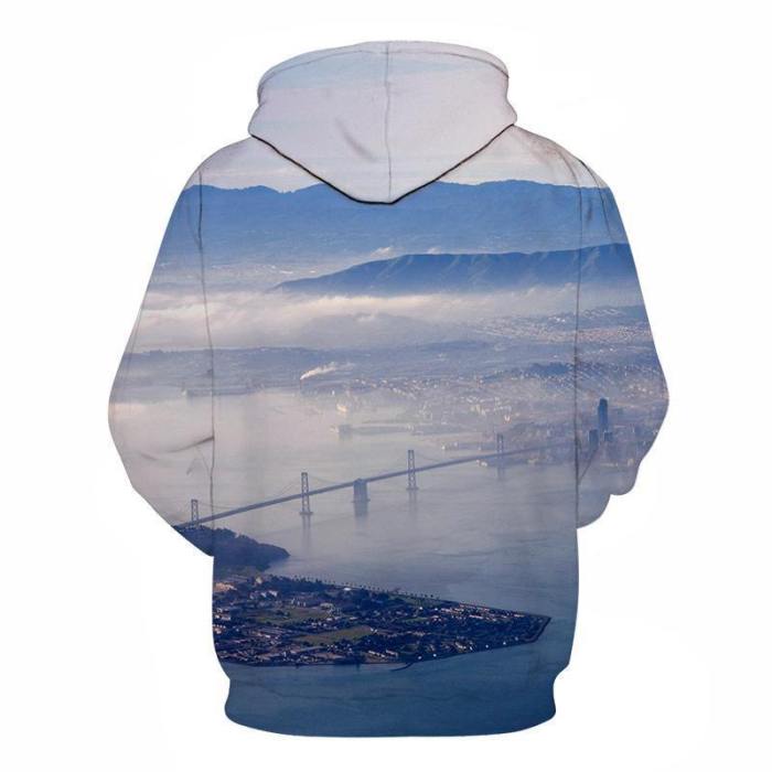 San Francisco Skyline 3D - Sweatshirt, Hoodie, Pullover