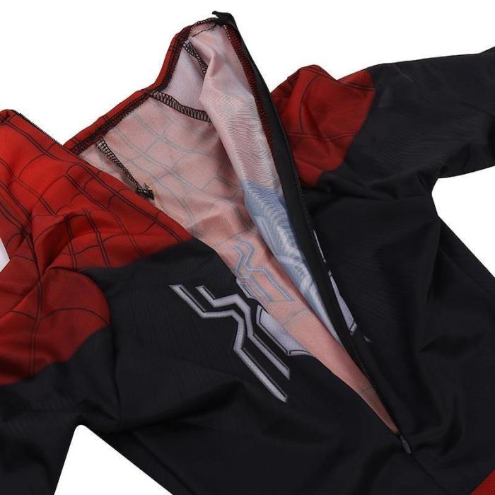 Boys Spiderman Far From Home Zentai Suit Halloween Superman Cosplay Party Carnival Costume