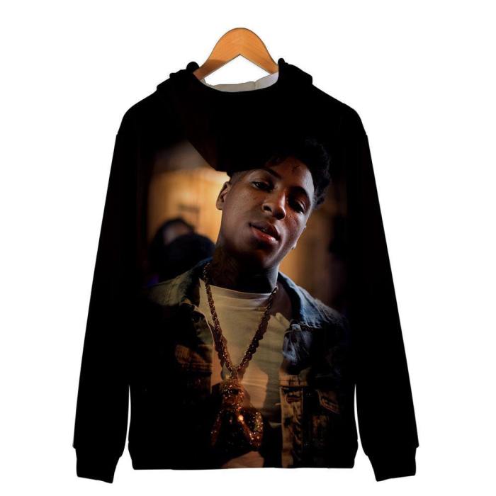 American Rapperr Youngboy Zip Up Hoodie 3D Printed Sweatshirt