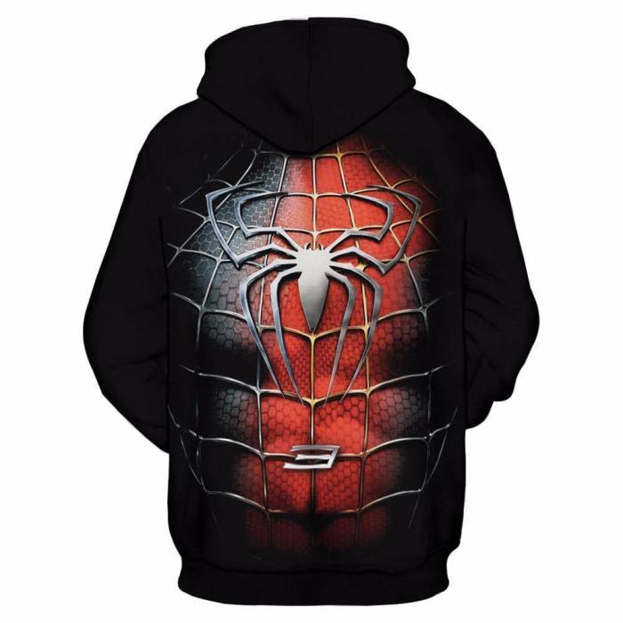 Unisex Spider-Man Hoodies Cool Aesthetic Pullover 3D Print Jacket Sweatshirt