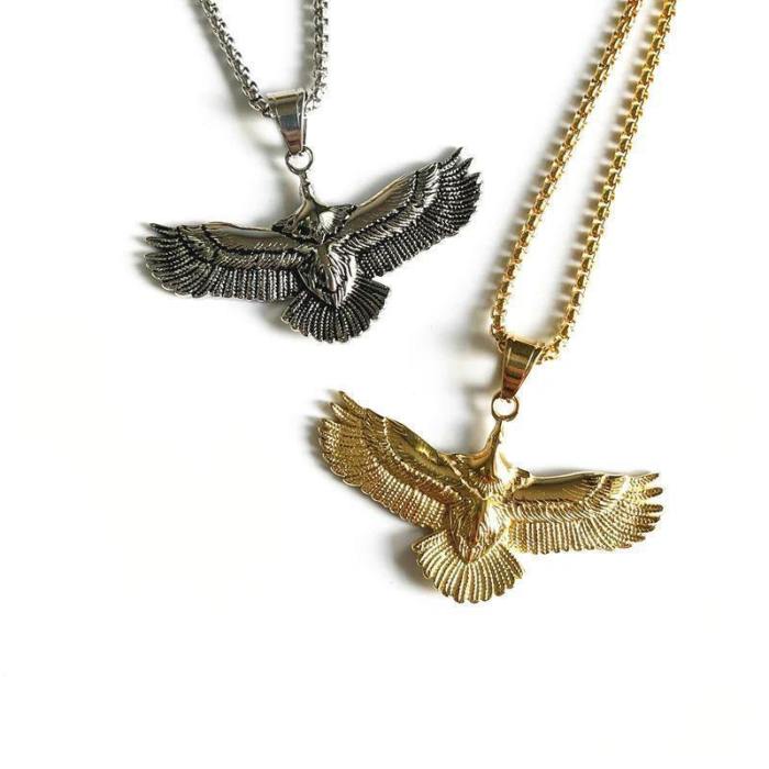 Free And Soaring Eagle Statement Necklace