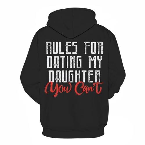 Daddy And Daughter 3D Sweatshirt Hoodie Pullover