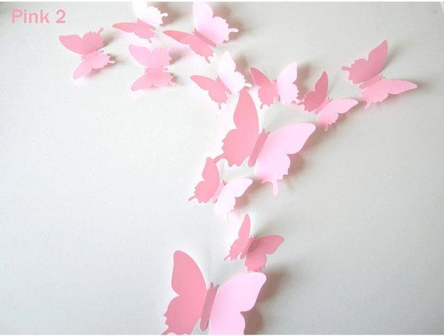 3D Butterfly Wall Stickers