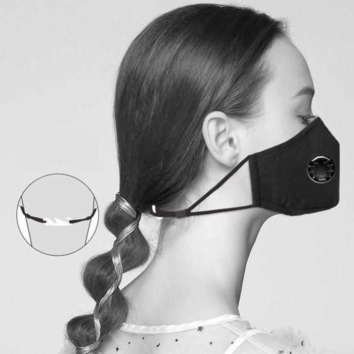 Anti-fog Haze Dust PM2.5 Washable Dustproof Mouth Mask With Breathable Valve