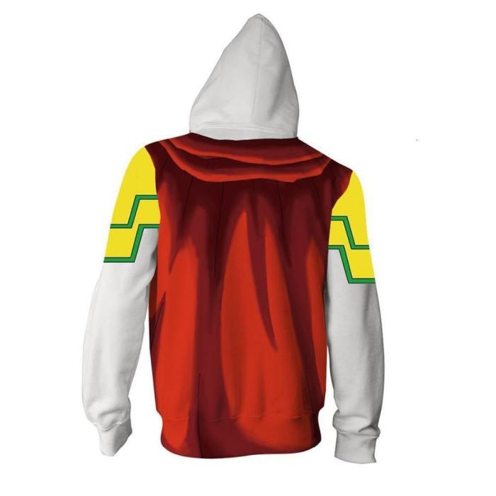 My Hero Academia Anime Cosplay Costume Sweatshirt Zip Up Hoodie