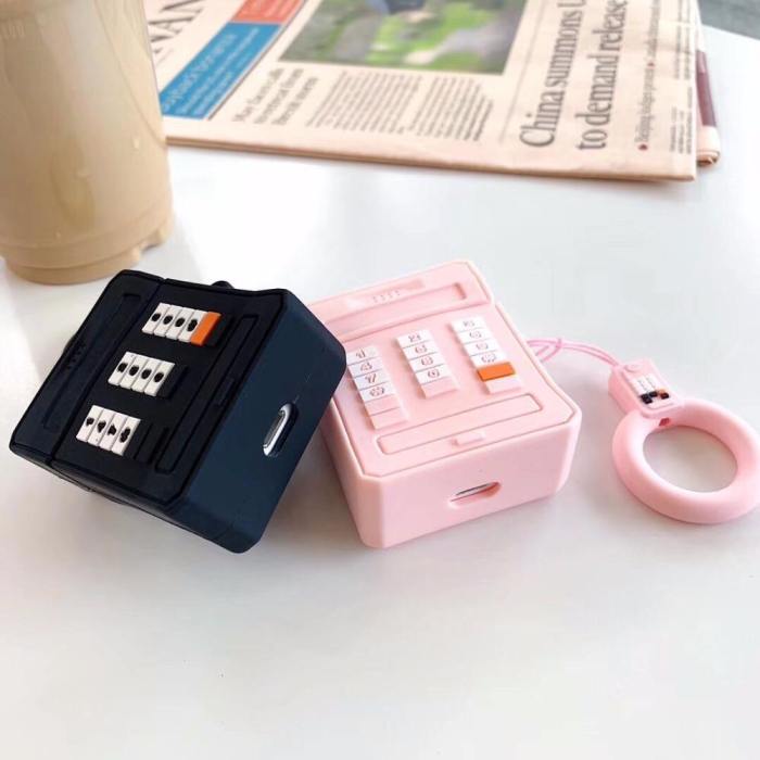 3D Retro Mobile Phone Apple Airpods Protective Case Cover