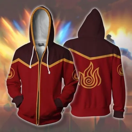 Fire Nation Zip Up Hoodie