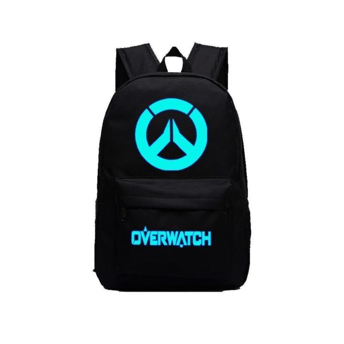 Game Overwatch 17  Canvas Luminous Bag Backpack Csso130
