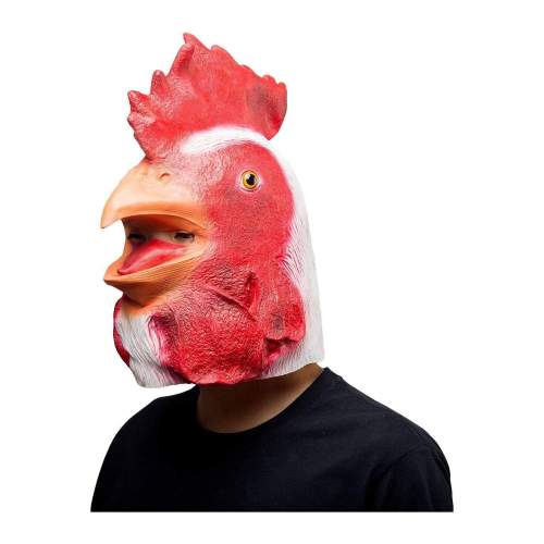 Big Cock Mask Halloween Animal Latex Masks Full Face Mask Adult Cosplay Props