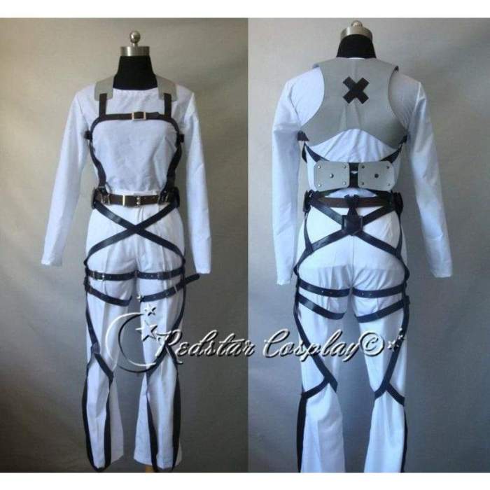 Attack on Titan Shingeki no Kyojin Belts and harness Cosplay Costume Wig Straps (Ver.A)