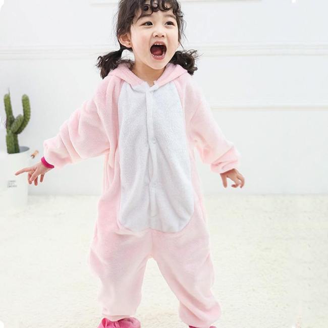 Child Romper Pink Horse Costume For Kids Onesie Pajamas For Girls Boys