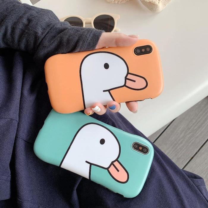 Minimalist Cute Duck Art Phone Case