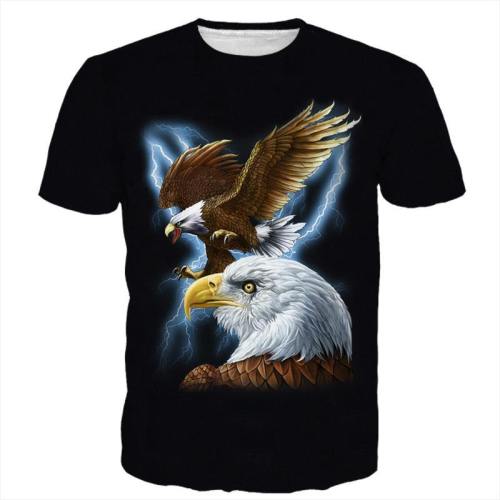 Majestic Eagle And Lightning Shirt