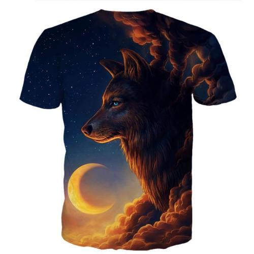 Midnight Moon Wolf Shirt