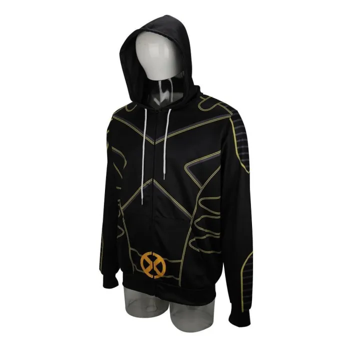 X-Men The Gifted Hoodies Cosplay Costume Men Adult Jacket Sweatershirts Man Outfit Coat Dc Movies Halloween Party Prop