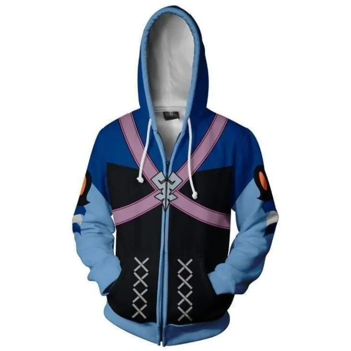 Kingdom Hearts Hoodie - Aqua Zip Up Hoodie