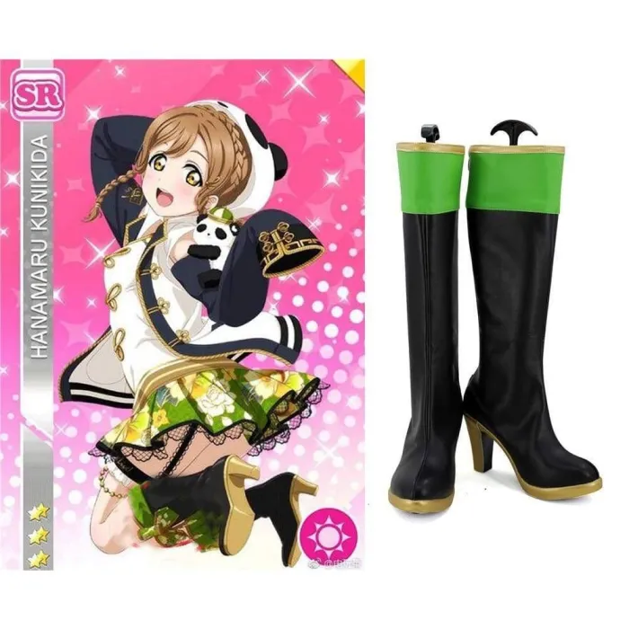 Lovelive Aqours Kunikida Hanamaru Shoes China Dress Ver  Sr Cosplay Boots