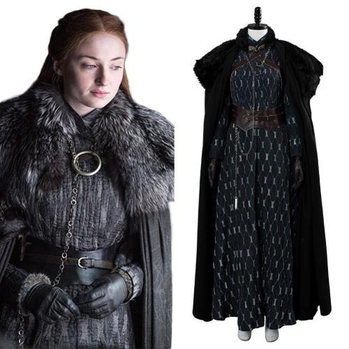 Game Of Thrones 8 Sansa Stark Cosplay Costume Woman Halloween Costume