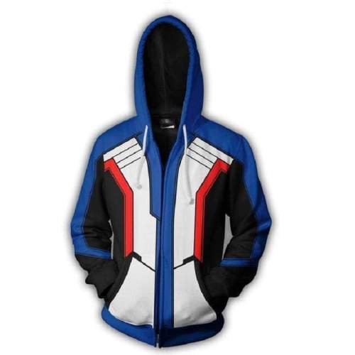 Overwatch Hoodie - Soldier 76 Zip Up Hoodie