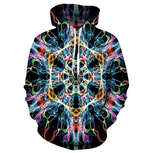 Mens Hoodies 3D Printed Cell Fission Printing Hoodies